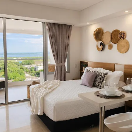 Apartamento Vistas Al Caribe, Magia De La Ciénaga Piso 12 Cartagena